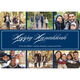 Navy Happy Hanukkah Photo Cards Image 3 of 3